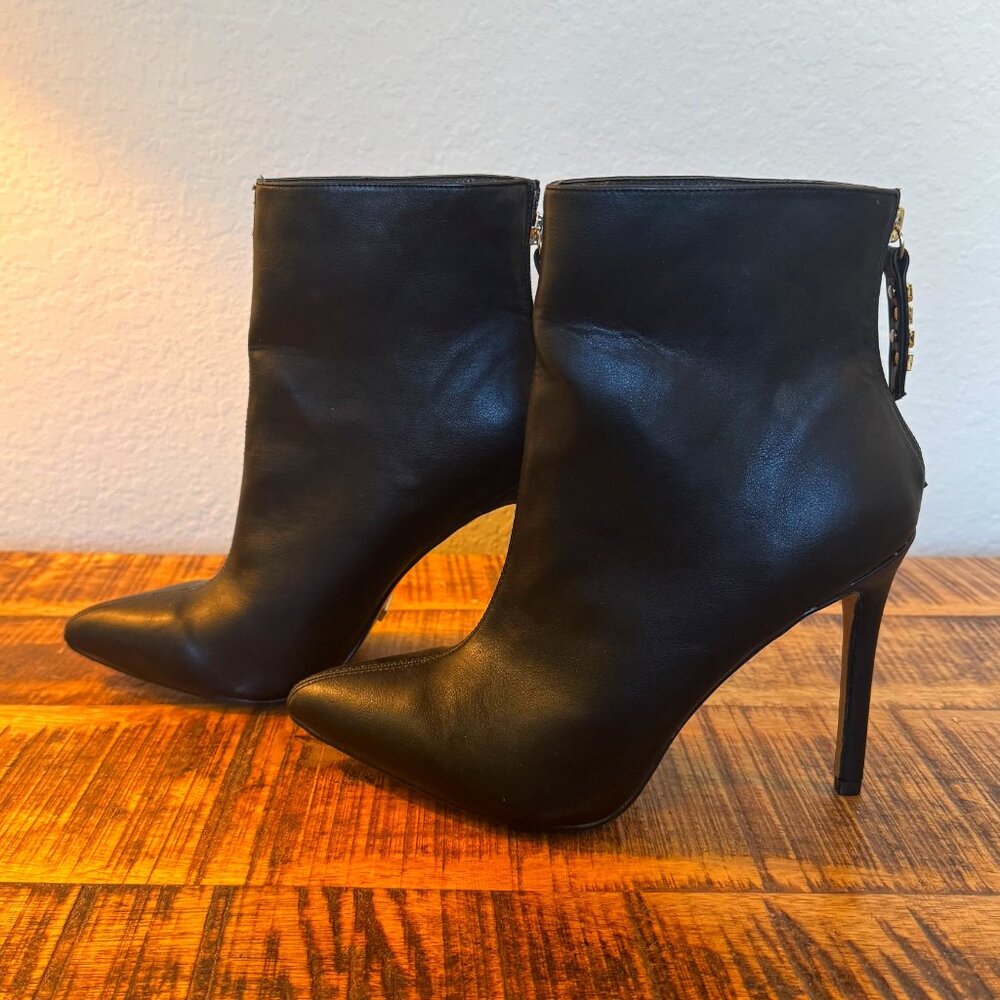 Bebe Women's Black High Heal Boots